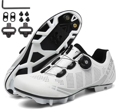 Hixingo Fahrradschuhe Herren Damen XXXX MTB Radsportschuhe Mountainbike Schuhe Sneaker Atmungsaktive Outdoor-Radschuhe Fahrrad Spin MTB Schuhe, 36-47 EU