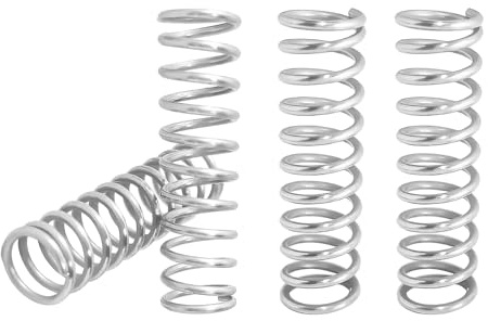 Qrity 10 Stycken Liten Kompressionsfjäder, Spiralfjädrar i Rostfritt Stål, 1,2 mm Tråd Dimension, 10 mm OD, 70 mm Fri Längd, Tryckfjäder för Ersättning och Reparation