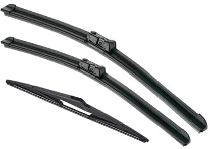 Scheibenwischer Für Ford Für Fiesta 7 2008-2016 Windschutzscheibe Windschutz Vorne Hinten Fenster Wischer Vorne Hinten Wischer Blades Set Auto Teile Autowischerblatt(Size:LHD)