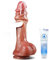 Juguetes eróticos realista consolador - juguete sexual pene realista de 23 cm, adecuados para la vaginal y anal, dildo grande, adecuados para femenina, hombres, parejas, juguetes para adultos homose