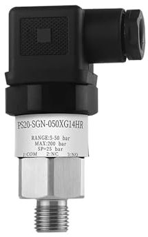 AMEHRU 20-200bar Druckschalter Mechanische 400bar Standard Mechanische Druckschalter Einstellbare Wasserpumpe Pneumatische Hydrauliköl(1-12bar,NPT1-4)