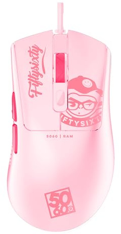 Venom FiftySixty RAM Ultra Light Gaming Mouse, Pink