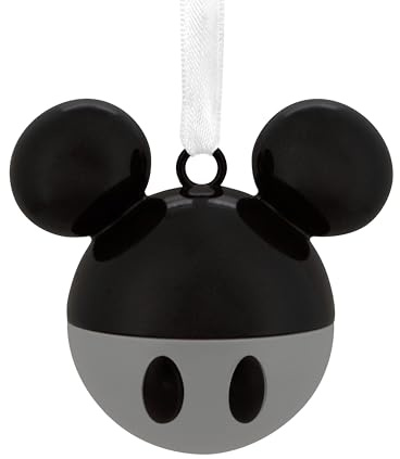 Hallmark Adorno de Metal Orejas de Mickey Mouse, decoración de árbol de Disney, Adorno Colgante de Disney, Adorno Colgante de Navidad, Regalos para Navidad