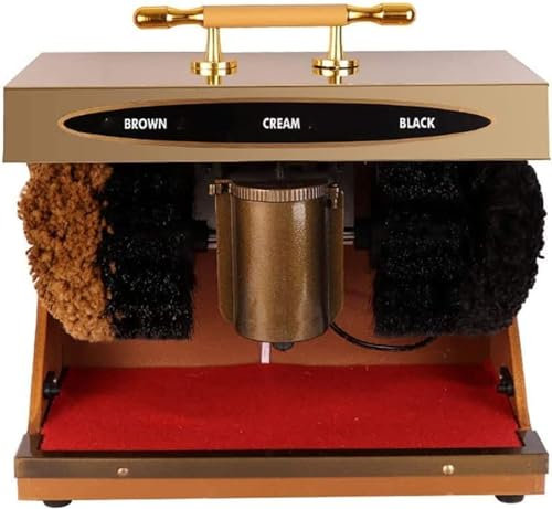 YXZQLOZ Lucidascarpe Elettrico Lucidascarpe Automatico a induzione Lucidascarpe Automatico Commerciale in Titanio Lucidascarpe Elettrico