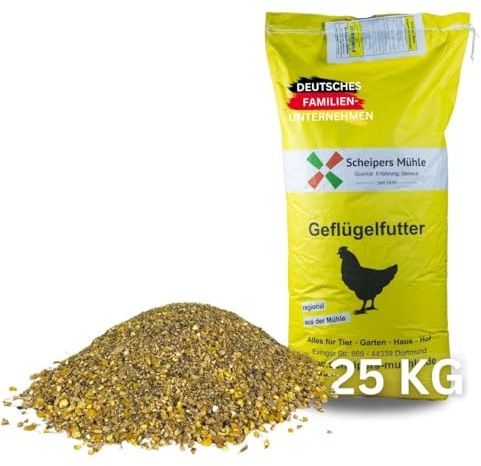 Scheipers Mühle Universal Legemehl 25 kg – hochwertiges Hühnerfutter für Legehennen – für optimale Legeleistung – Premium-Futter für Hühner
