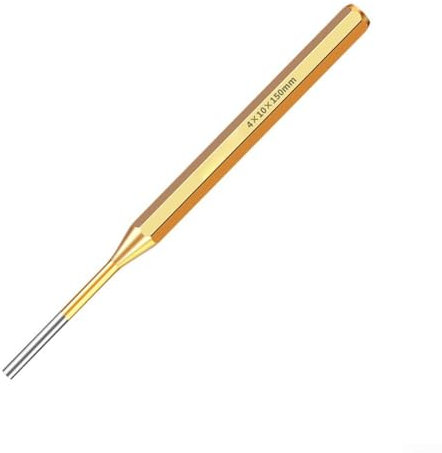 Poinçon en laiton de 210 mm pour une utilisation efficace dans les tâches de réparation, conçu pour le marquage et le perçage de précision (4 mm)