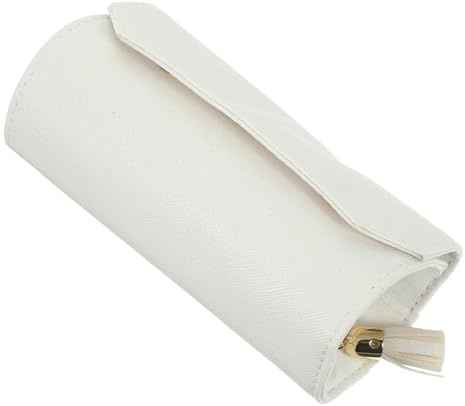 ULTECHNOVO Borsa Portaoggetti Per Gioielli Pieghevole Rotolo Organizer Da Viaggio Per Gioielli in Pu Astuccio Portagioielli Compatto Viaggi e Speciali Portatile e Riutilizzabile