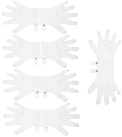 OATIPHO 5 Paia Maschera Idratante Esfoliante per Mani Sbiancanti per Unghie per Mani Secche e Screpolate Comfort e Trattamento per La