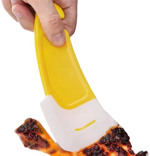 Générique Silicone Scraper for Cooking, Spatula, Kitchen Scraper - Helps Comfortable The Countertops, Plates, Pots and Bowls
