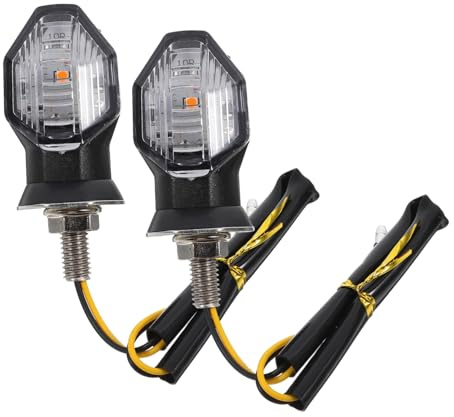 Luces LED de Motocicleta 2 Piezas Dc12v 1w M8 Plástico Hierro