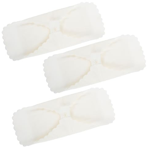 OUNONA 3 Stück Waschbare Menstruationspads aus Atmungsaktivem Baumwollstoff mit Wasserdichter für Frauen und Wochenbett Wiederverwendbare und Komfortable Slipeinlagen