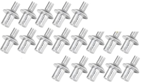 Rivetti a martello Rivetti ad espansione in lega di alluminio, rivetti ad espansione con percussione, viti in acciaio inossidabile, chiodi, elementi di fissaggio, ferramenta(10PCS,5x7mm)