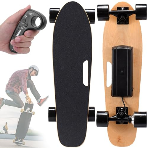 WACLMOTAKE Offroad-Elektro-Skateboard, All-Terrain-Skateboard mit 170W / 340W / 450W / 1000W Motor, 22-40 km/h höchstgeschwindigkeit, max. Steigungswinkel 35° Single-Drive-8km