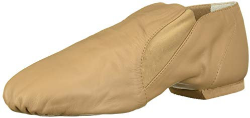 Bloch Dance Women's Elasta Bootie Jazz Shoe, Tan, 5.5 N(Narrow) US