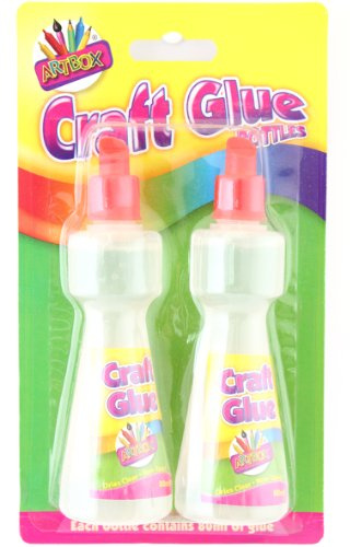 ArtBox Bastelkleber-Flaschen, 2 x 80ml (EinheitsgrÃŸe) (Bunt)