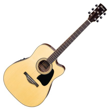 Ibanez Artwood Series AW70ECE Akustikgitarre Dreadnought Cutaway Natural