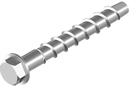 50 Stück Betonschrauben m.Sechskantkopf - Edelstahl A4 8x 80