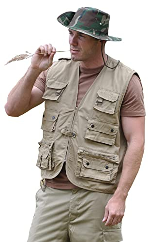 Mil-Tec Jagd-U Weste Khaki M