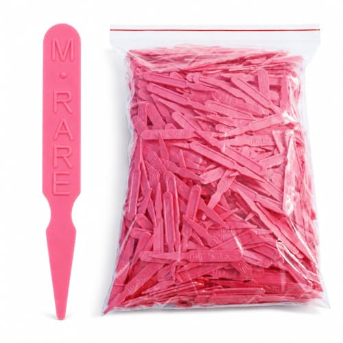 New Star Foodservice 24197 Plastic Steak Medium Rare Markers, Pink, 3.5 Inch, Disposable (Pack of 1000)