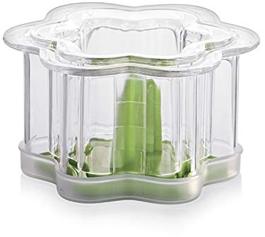 Tescoma 422220 Presto Coppapasta Fiori, Plastica, Verde, 2 Pezzi