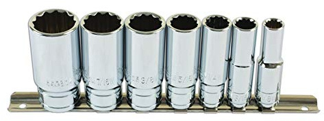 Laser 6194 Whitworth Deep Socket Set 3/8D 7pc