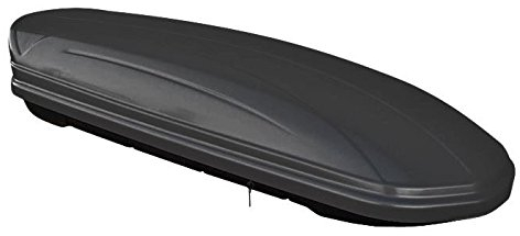 Dachbox 460 Liter Relingträger Alu kompatibel mit VW Tiguan Cross ab 14 abschließbar