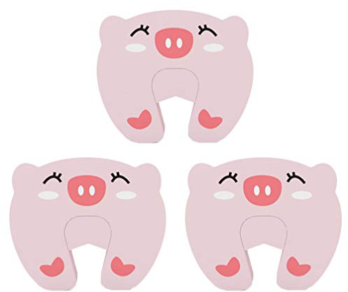 Toddmomy 3stücke Kreative Türstopper Im Schweinchen-design Fingerklemmschutz Langlebiges Eva Für Sicheres Zuhause Für Kinderzimmer Anfahrschutz