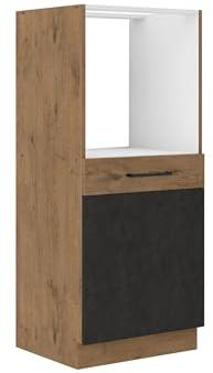Kuechen-preisbombe Vigo Midischrank 60 cm Eiche Lancelot Matera Grau Küchenzeile Küchenblock Küche
