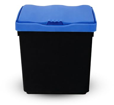 HOMION 30Ltr Rock Salt Storage Bin Grit Spreading Plastic Box Container with Scoop (1)