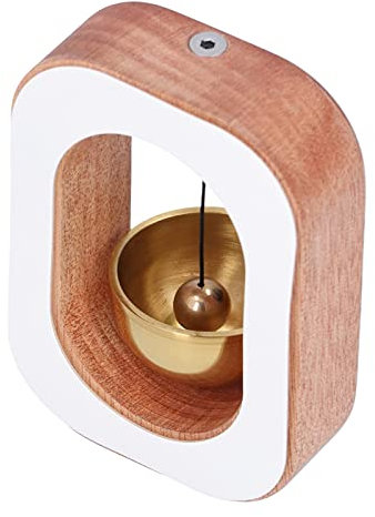Holztürklingel für Laden, Dekorative Mahagoni-Türglocke, Vielseitige Montage für Türen, Fenster, Kühlschränke