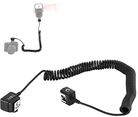 NEEWER 6.6’/2m TTL Off Camera Flash Speedlite Cord Compatible with Nikon SB-5000 SB-910 SB-900 SB-800 SB-700 SB-600 SB-400 Nikon Z7 Z6 Z6II Z5 D850 Cameras 750II NW420 NW655 Z1 Flashes