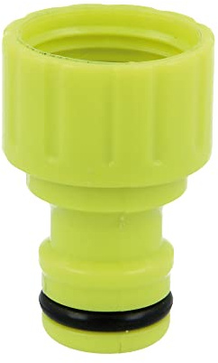 Amig - Adaptador para Unión de Grifo con Manguera - 1/2 - Conexión Rápida y Fácil para Mangueras de Agua de Jardín - Plástico ABS - Verde Pistacho