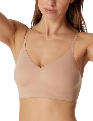 Schiesser Corpiño para Mujer con Tirantes Delgados con Almohadillas extraíbles, Invisibles, Suaves, Arce: 179821, 42