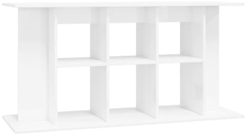 vidaXL Aquariumständer Weiß 120x40x60 cm Holzwerkstoff