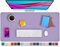 KKTECH Tappetino da scrivania in pelle, antiscivolo, tappetino per mouse, tappetino da ufficio di alta qualità, per scrivere su computer portatile, tappetino in pelle impermeabile (lavanda, 60 x 35)