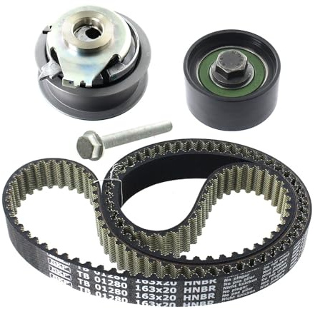 SKF Zahnriemensatz VKMA 01282 Höhe 339 mm Länge 146 mm Breite 51 mm - OE Qualität | Kompatibel mit: AUDI A3 Sportback, A3 Sportback, SEAT LEON, LEON, LEON Sportstourer, LEON ST, SKODA OCTAVIA III Combi