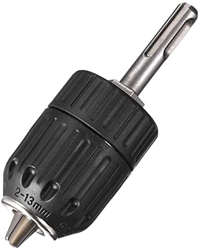 XYWHPGV Portabrocas sin llave de 1/2 pulgada Adaptador de vástago SDS 2-13 mm 1/2-20UNF para atornillador de impacto Taladro inalámbrico negro(fbbe8 b5bee ef27e 543ea c3661 26e52