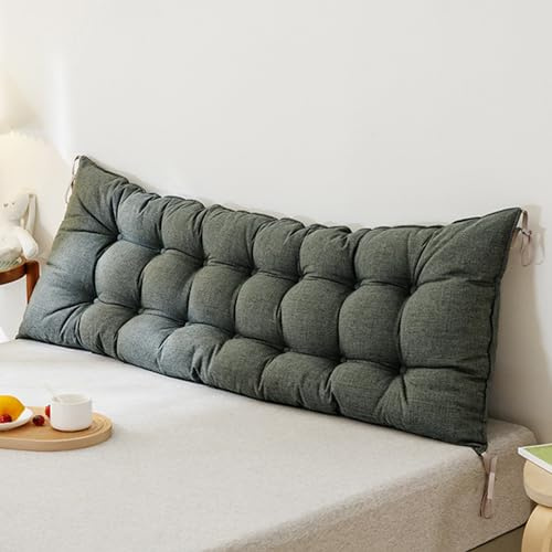 MZYZPPBD Rückenlehne Bett Kissen Lesekissen Für Bett Sofa Bequem Und Weich Lendenkissen Kopfstütze Fürs Bett Kopfteil Mit Abnehmbarem Bezug Für Schlafzimmer Mit Tatami-Sofa,B,90 x 10 x 50 cm