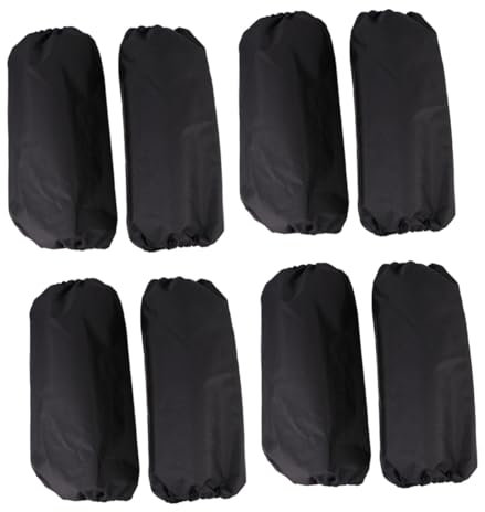 SOLUSTRE 4paare wasserdichte Und Ölbeständige Ärmelschoner Für Küche Und Elastische Überzüge Für Damen Und Schutz Beim Geschirrspülen Schwarz