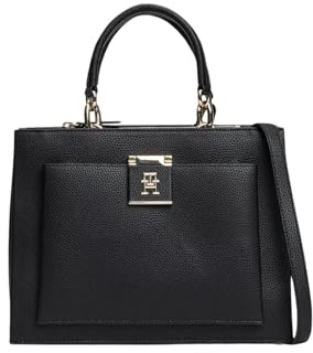Tommy Hilfiger Mini Tote Damen Handtasche (Schwarz (BDS))