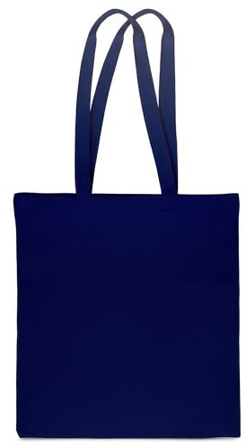 SAKETOS Stofftasche 38 x 42 cm - Tote Bag - Stoffbeutel zum Bemalen Unbedruckt 1, 5, 10, 25, 50 Stk. - Baumwolltasche mit Zwei Langen Griffen - Tragetasche, Einkaufstaschen