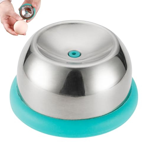 ycezw Perforatore per uova sode, perforatore per uova crude, strumento di perforazione per uova crude, in acciaio inox, gadget da cucina, perforatore per uova fresche, per chef, casalinghe, papà e