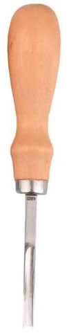 Wambere Lederkanten Schneidemesser Lederkantenschneider Leder Schneidemesser Leder Kantenschneider Rand Beveler Lederkanten Werkzeug mit Holzgriff für DIY Handwerk Leder Schneiden,4MM