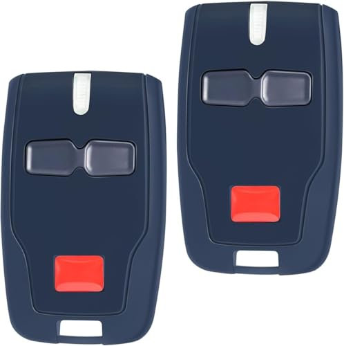 Set di 2 Telecomando Cancello, telecomandi per BFT MITTO2 - Mitto2 M 2 canali 433 MHz Rolling Code per cancelli automatici