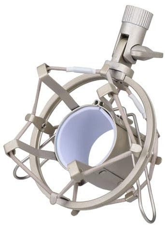 BESPORTBLE Soporte De Micrófono Montaje Antivibratorio De Aleación Para Micrófono De Condensador Para Grabación Estudio Soporte Para Almacenamiento