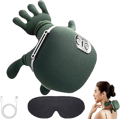 Massage Master for Shoulder,Neck Massager Pillow - 3D Kneading Massager, Appareil de Massage pour le cou et les épaules avec Chaleur, Coussin de Massage Cervical