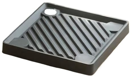 Carrito para plantas con ruedas bloqueables, carrito para macetas de interior y exterior, soporte rodante, base de contenedor de flores gris, 25 x 25 cm, versátil nizer de jardín