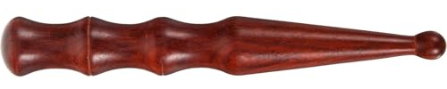 GLEAVI Rouleau Facial en Bois Naturel Bords Arrondis, Bâton de Massage D'acupression pour Visage et Pied, pour Massage Musculaire à Domicile