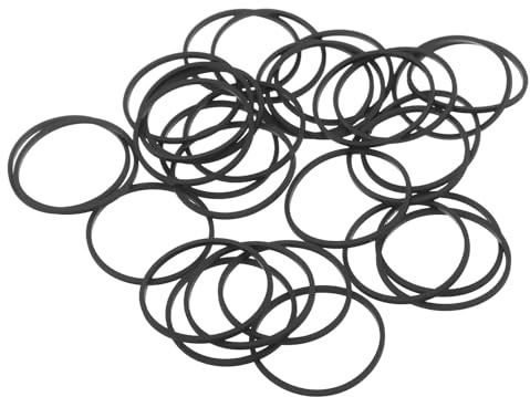 MOLUCKFU 30 Stück 30 Stück Gummiriemen 44mm X 1,2mm für Dvd CD und Videorecorder Verschleißfeste Antriebsriemen für Kassettenrekorder Geräuscharme Ersatzriemen für Heim Audiogeräte