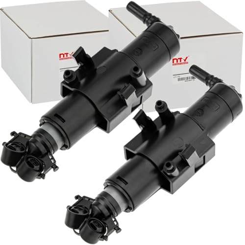2x Waschwasserdüse Schweinwerfer Teleskopdüse vorne | Eds-Fr-007 + Eds-Fr-008 Kompatibel mit Kuga II (DM2)